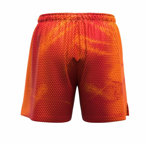 Butterfly Elistar12 Table Tennis Shorts - Darjeeling Red - Back